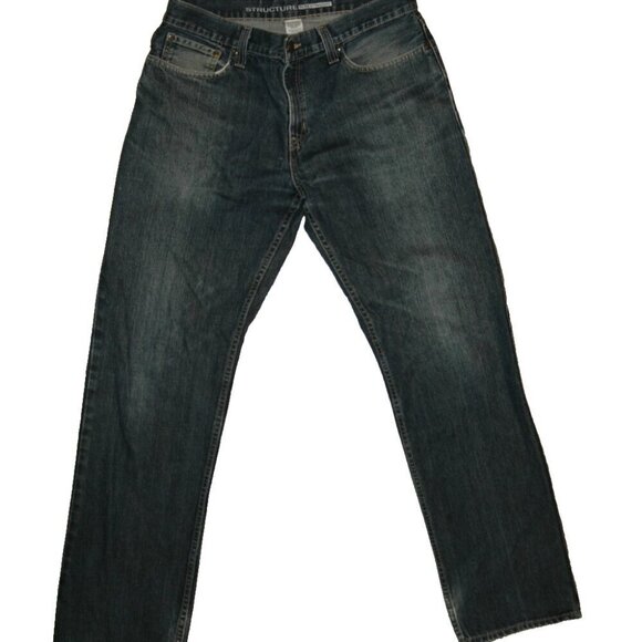 Structure Jeans Men Size 33x32 Slim Fit Straight Leg - Picture 1 of 8
